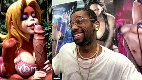 candy kong makes a hard cock cum hard ass fuck as she sucks it off, ai generated