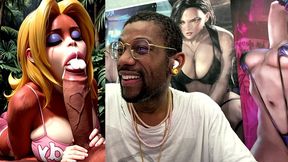 candy kong makes a hard cock cum hard ass fuck as she sucks it off, ai generated