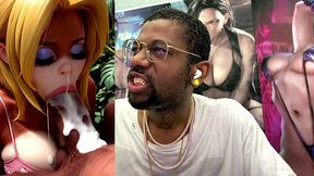 candy kong makes a hard cock cum hard ass fuck as she sucks it off, ai generated