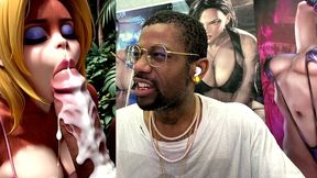 candy kong makes a hard cock cum hard ass fuck as she sucks it off, ai generated