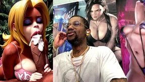 candy kong makes a hard cock cum hard ass fuck as she sucks it off, ai generated