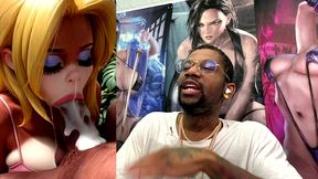 candy kong makes a hard cock cum hard ass fuck as she sucks it off, ai generated