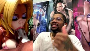 candy kong makes a hard cock cum hard ass fuck as she sucks it off, ai generated