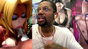 candy kong makes a hard cock cum hard ass fuck as she sucks it off, ai generated