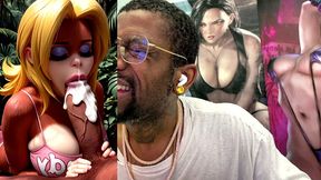 candy kong makes a hard cock cum hard ass fuck as she sucks it off, ai generated