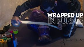Wrapped Up in Purple (720p) Gay Bondage - Gay Domination - Mummification - Tape Bondage - Foot Fetish - BDSM