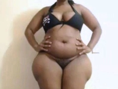 Black BBW with Huge Boobs and Booty on Cam