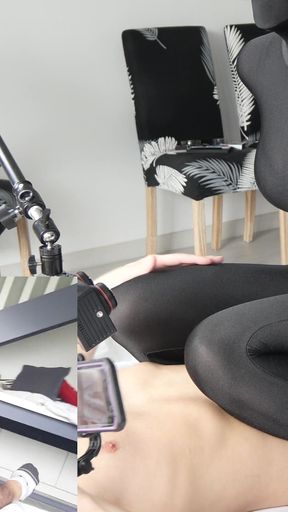 Black Zentai Encasement 2 Cumshots