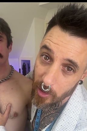 Custom Fitted Stepdaddy Tailor Breaks in His Pup