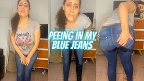 Peeing in my Blue Jeans
