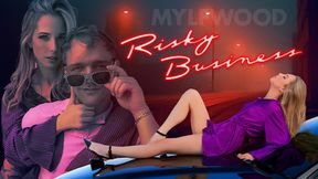 Slutty millie morgan and joshua lewis in risky business XXX parody