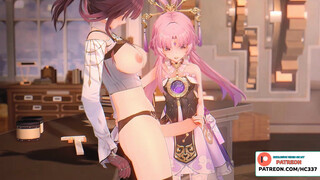 GENSHIN IMPACT HOTTEST FUTANARI FUCK AND CREAMPIE - FUTA GENSHIN HENTAI ANIMATION