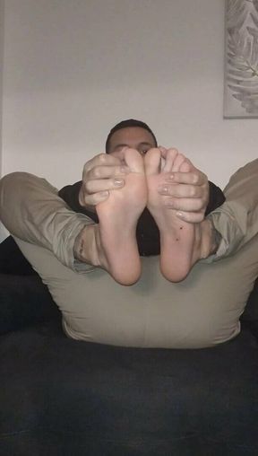 Gay feet for worship.