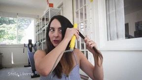 Straightening My Hair - hd mp4