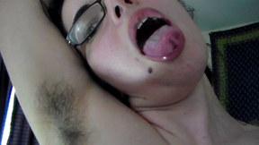 Smell lick and jerk off into my very hairy pits