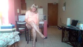 I love to walk in high heels