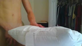 Big Dick, Jerk Off, Uncut, Pillow