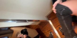 Petite Kali Roses rides Lil D's lil' ass