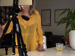Amateur Busty Mature Big Ass Dildo Masturbation