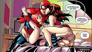 Spider-Man - Our Valentine - Marvel superhero Threesome