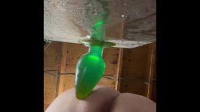 Huge Plug in His Ass