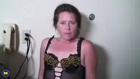 Mature Lady with Beautiful Horny Eyes Loves a Fat Black Cock