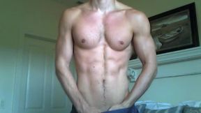 Wade Wilson College Guy Showing His Body Off