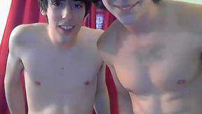 ”Booty buddies Zack Randall & Tyler Haycock blow each other”