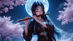hot traditional Chinese style girl squeezes out your seed