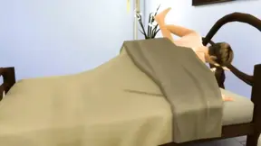 Japanese stepmom and stepson Sharing same bed at hotel room