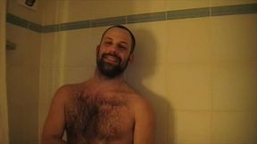 fucked in toilett by a sexy bear at the hotel