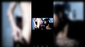 My stepsister sucking and hard face fuck and deepthrot my Dick finally cum in mouth
