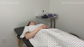 Dr Canada give Nursebunny69 a physical exam with stethoscope