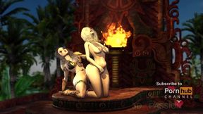 Elite hottie's futa sex