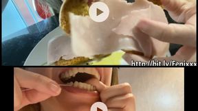 BREAKFAST AND DENTAL FLOSS (FETISH FOOD) Fenix10