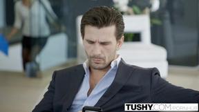 Kate England's Office Anal Encounter with Manuel Ferrara