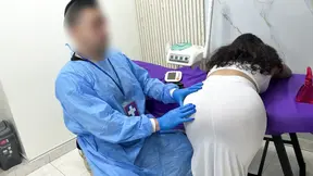 Amateur Wife's Office Anal session with Dr. Hunk