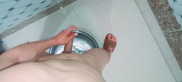 Private Solo Video in the Bathroom