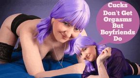 Cucks Don’t Get Orgasms But Boyfriends Do - Your pathetic cuck cock stays locked in chastity! - with Mistress Mystique Hoops - WMV