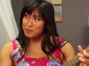 After being dumped the sad brunette cheers up by sensually banging her Asian lesbian bestie