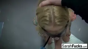 Sarah Jessie is a hot milf with big rack and tattoos