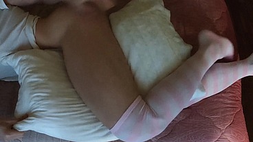 Femboy tg shemale big ass on pillow
