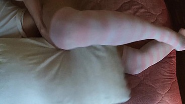 Femboy tg shemale big ass on pillow