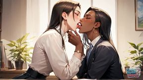 A Luxurious Transvestite Fills the Office with Her Butt Goodness in an Outstanding Femboy Porn Debut!