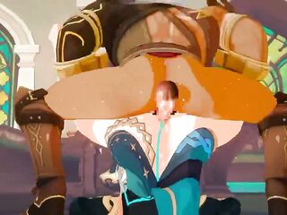 Alhaitham drilled by NPC Hard - Genshin Impact