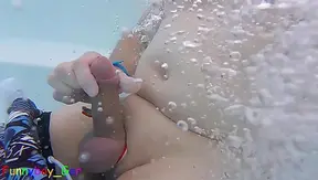 Bareback Pleasure: Bound Jizzed Out Underwater — Risqu Hot Tub Fun 18+