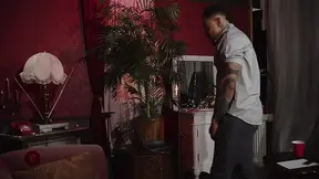 Blasian OLDER WOMAN gets hammered in a castle