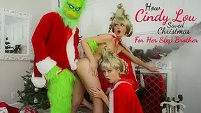 Chloe Cherry & Lacy Lennon in How Cindy Lou Saved Christmas For Her Step Brother - NubilesET