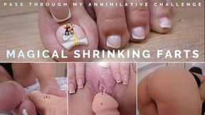 Magical Shrinking Farts (farting, FX, pussy close-ups)