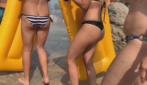 perfect black bikini round ass teen